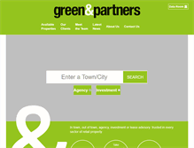 Tablet Screenshot of greenandpartners.co.uk